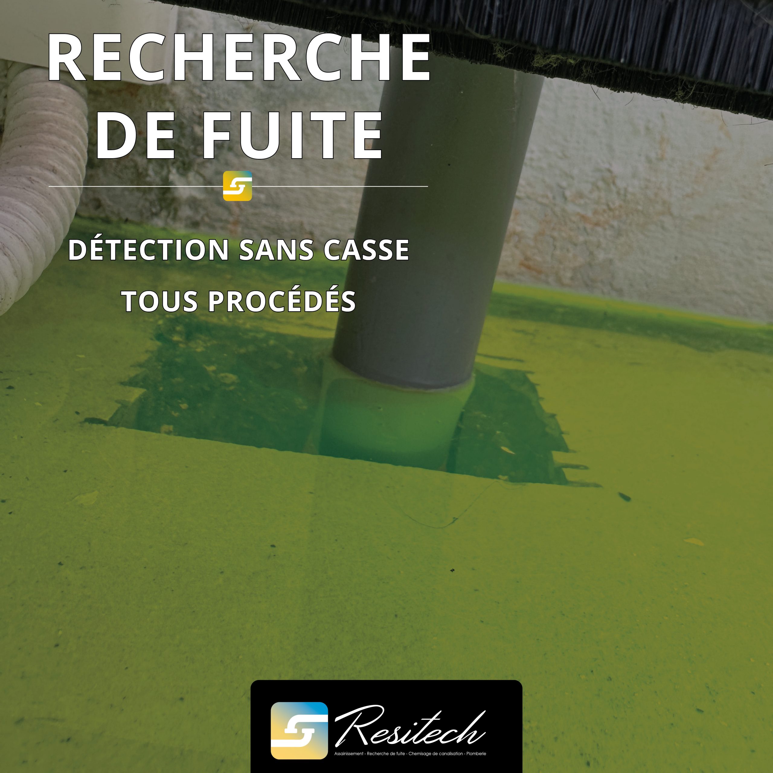 Recherche de fuite non destructive aux Sables d&rsquo;Olonne