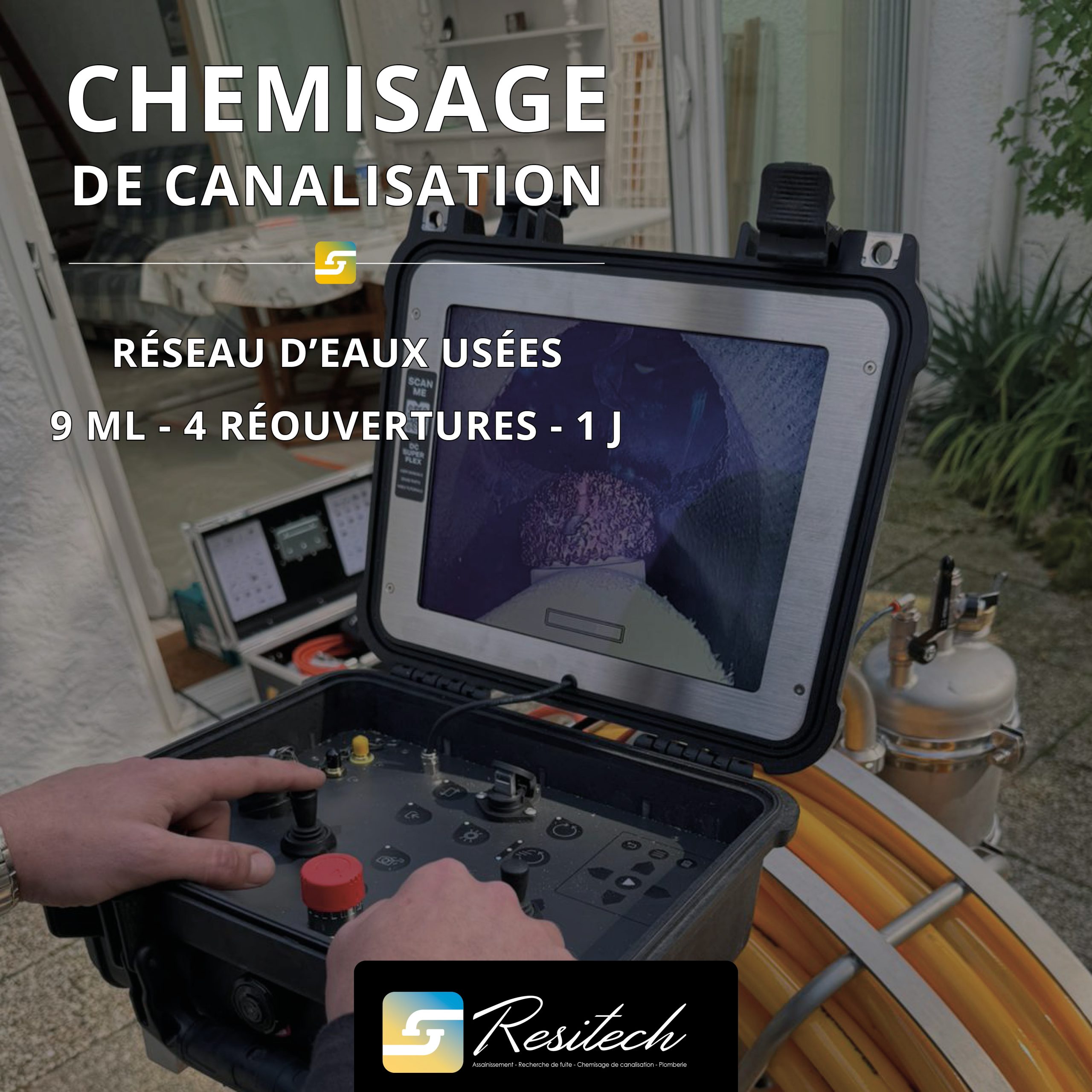 Chemisage de canalisation aux Sables d&rsquo;Olonne pour une maison